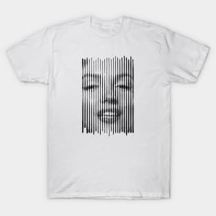 Marilyn in rough lines T-Shirt